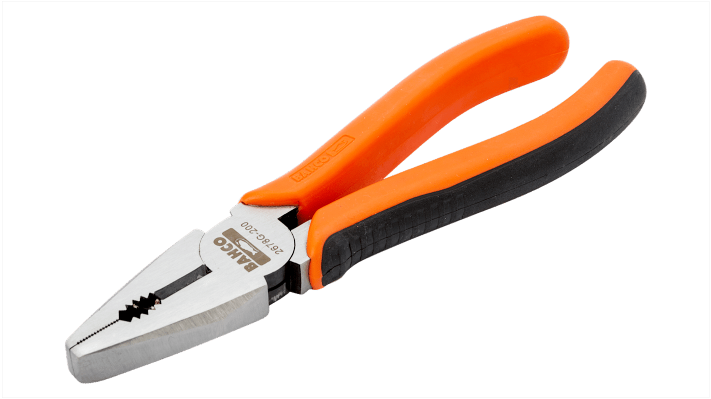 Bahco 2678 G-180 Pliers, 180 mm Overall, Straight Tip, 38mm Jaw