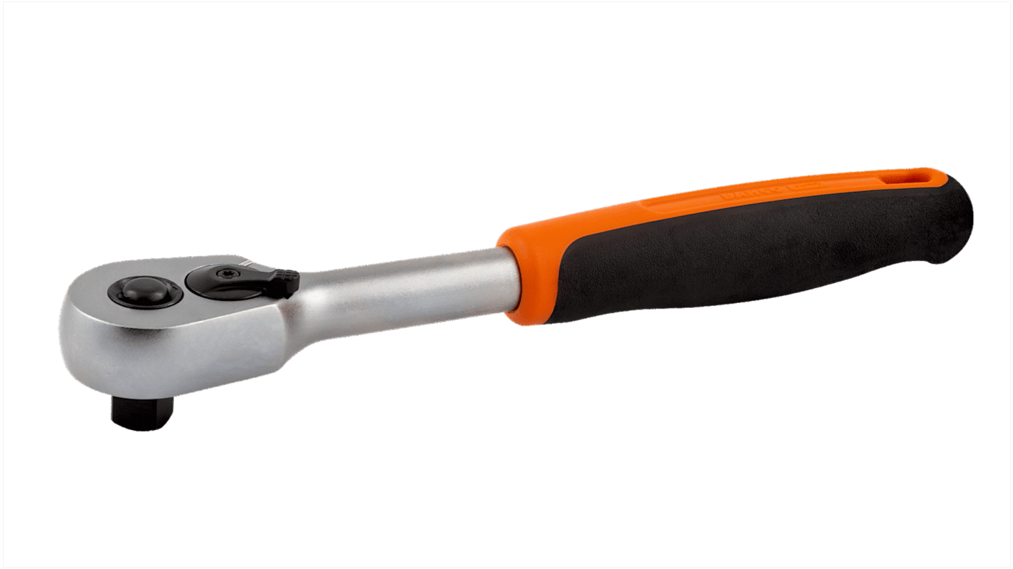 Bahco 7750QR 3/8 in Square Ratchet with Comfortable Handle Handle, 200 mm Overall