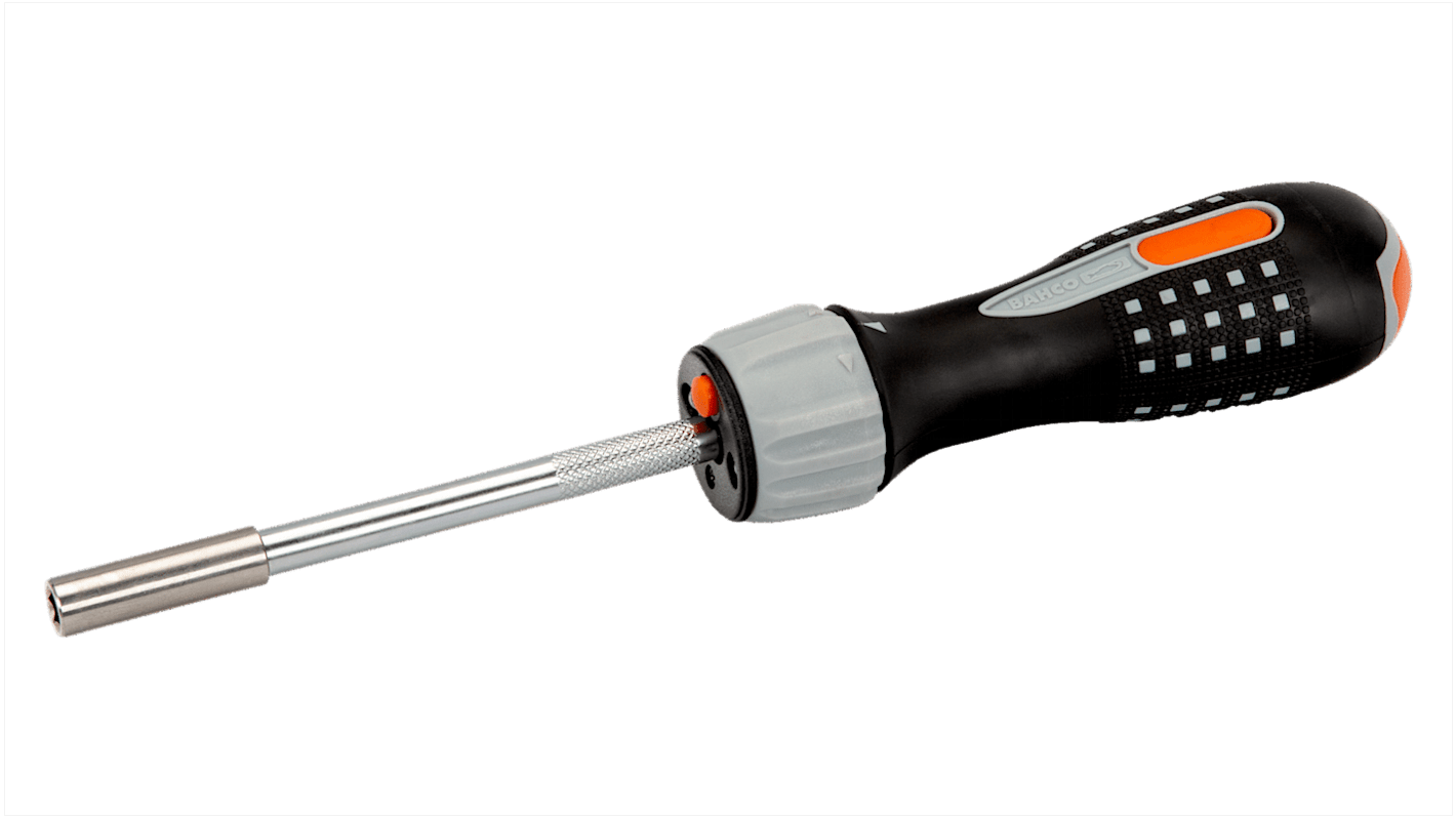 Bahco Straight Bit Holder Screwdriver, PH1, PH2, PZ1, PZ2 Tip, 135 mm Blade, 250 mm Overall