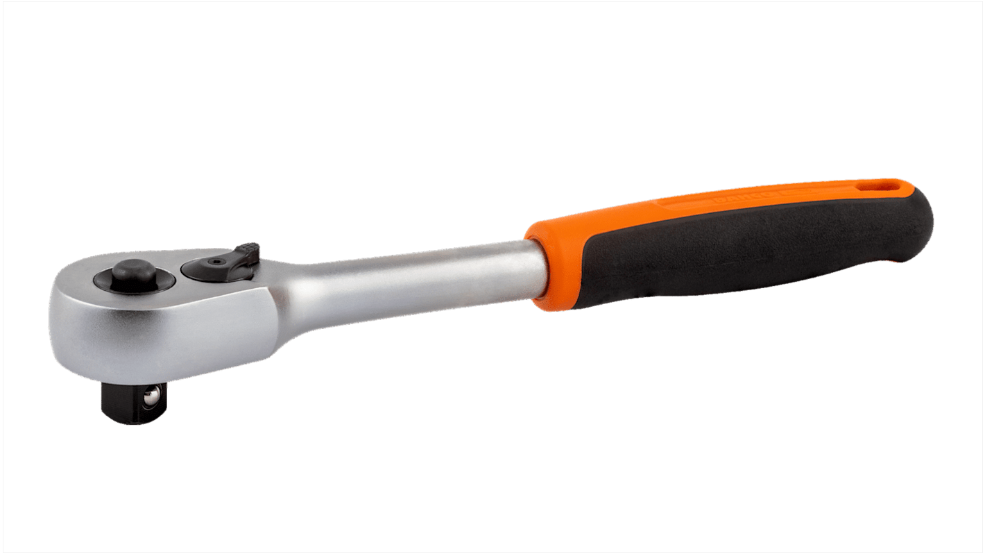 Bahco 8150QR 1/2 in Square Ratchet with Comfortable Handle Handle, 250 mm Overall