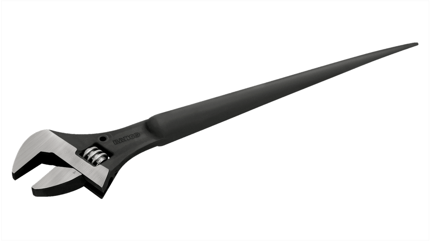84PODGER Bahco Adjustable Spanner, 405 mm Overall, 41mm Jaw Capacity