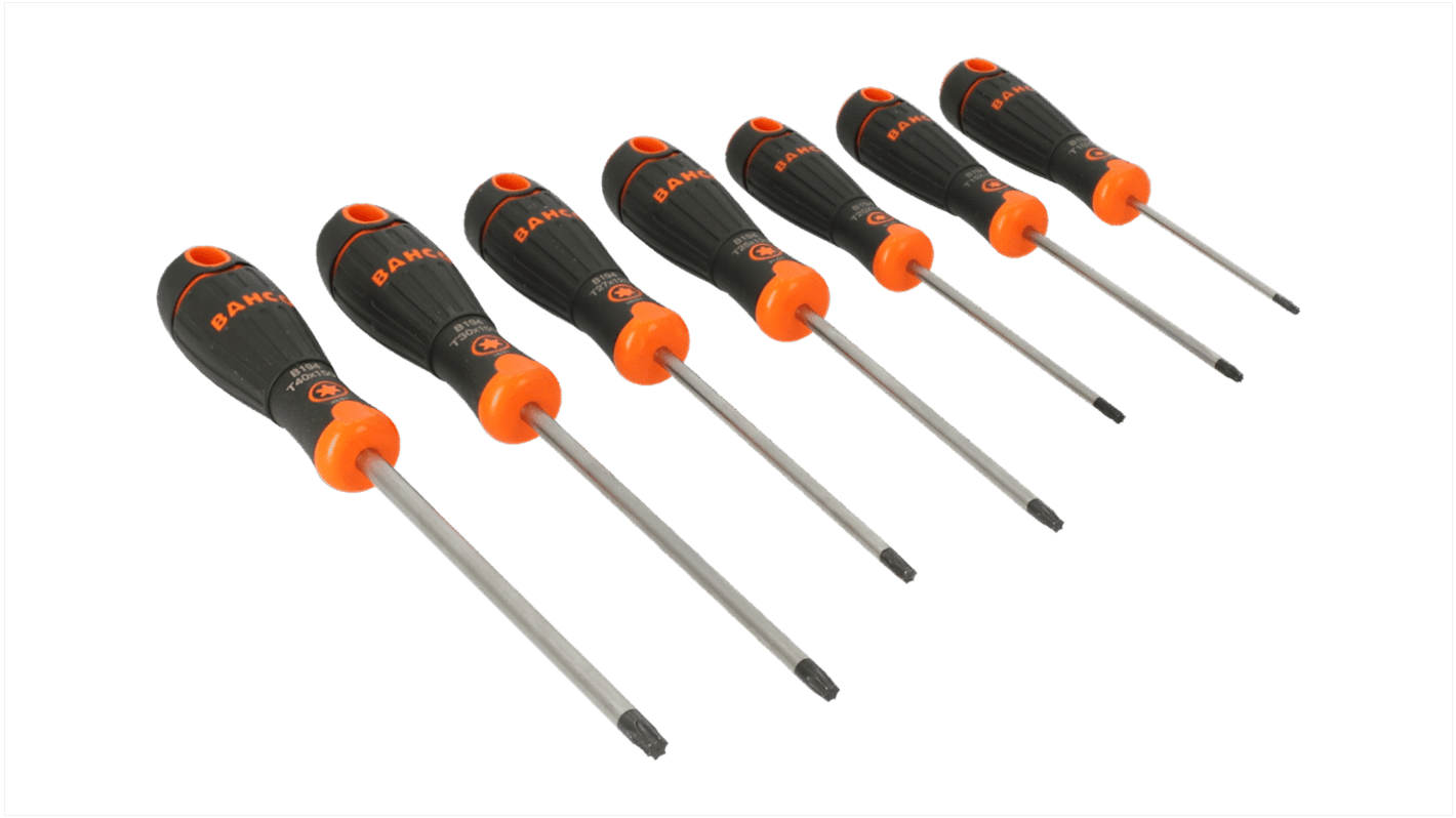 Bahco Straight Insulated Screwdriver, 7-Piece