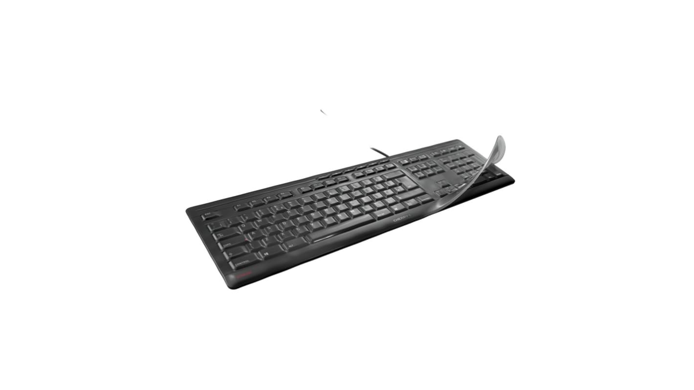 Cubiertas para teclados Cherry 61510006 para uso con Teclados Cherry Stream Negro