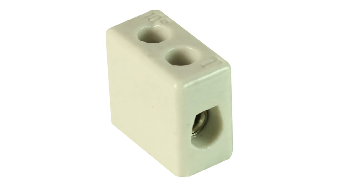 Conector CAMDENBOSS CHTB de 1 vía, para cable de 6 mm², 10 mm², 57A, Tornillo