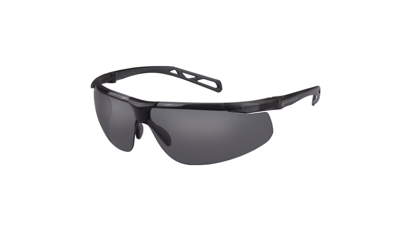 Delta Plus KISK2 Anti-Mist UV Safety Glasses, Smoke Polycarbonate Lens