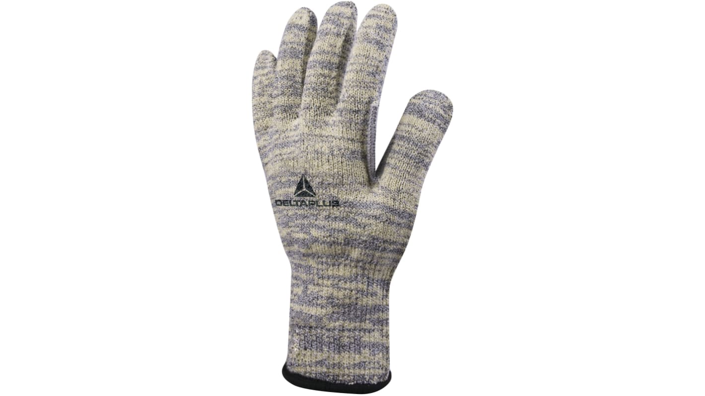 Delta Plus VENICUTC05 Grey, Yellow Cut Resistant Work Gloves, Size 9