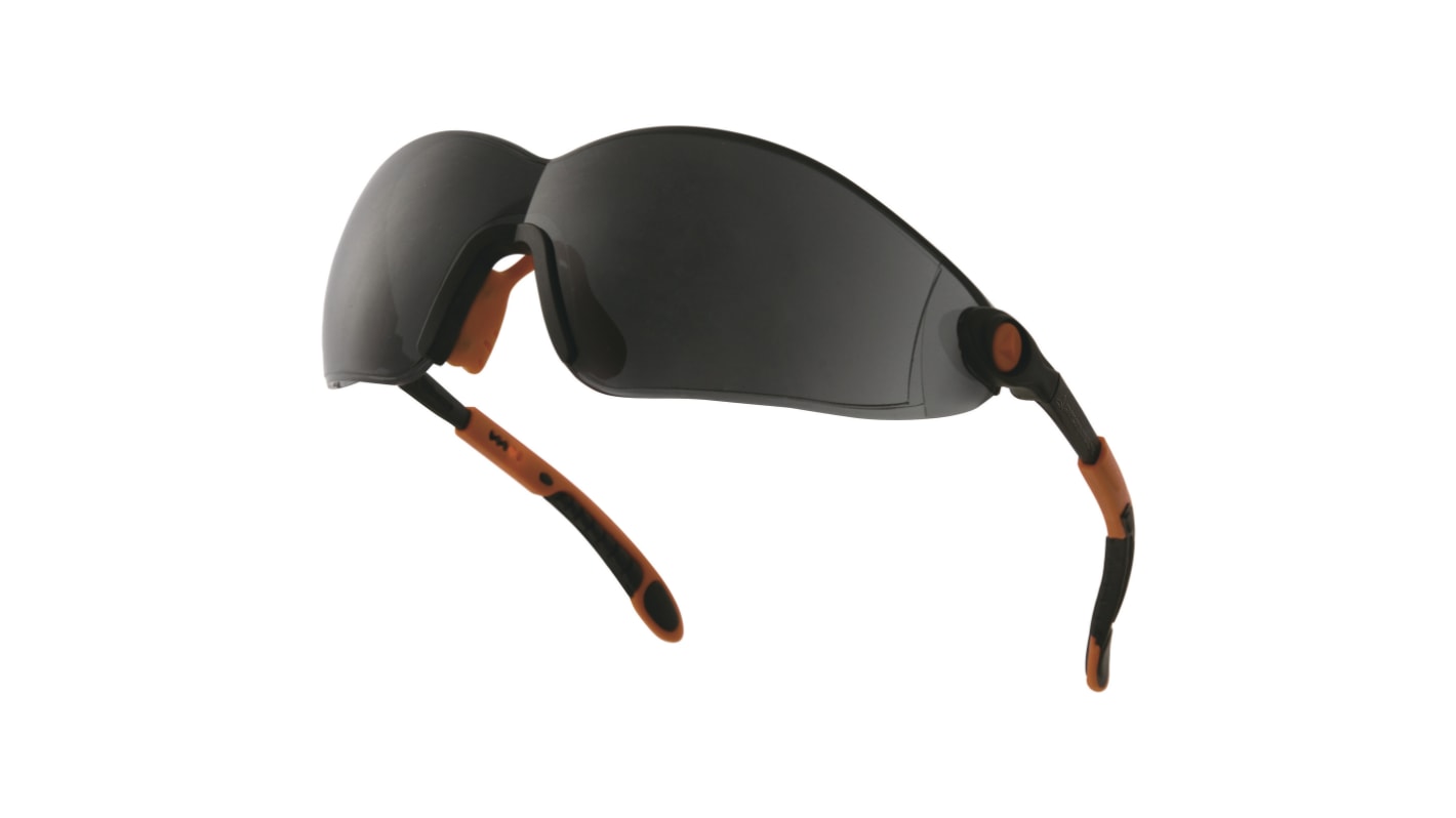 Lunettes de protection Delta Plus VULC2 Fumée Polycarbonate antibuée, protection UV 400