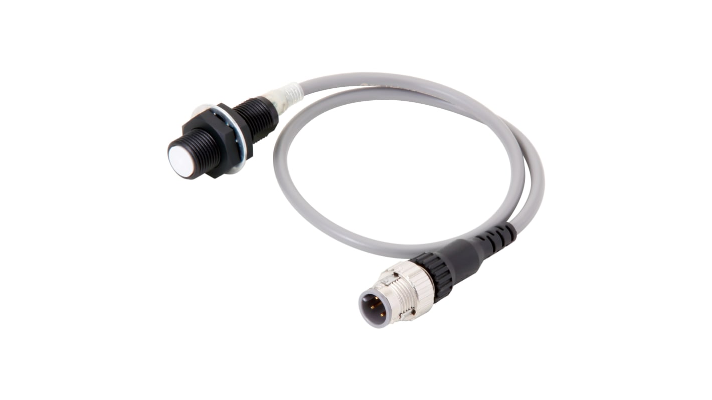 Omron E2EQ Series Inductive Barrel-Style Proximity Sensor, M12 x 1, 3 mm Detection, DC 2-wire Output, 10 → 30 V