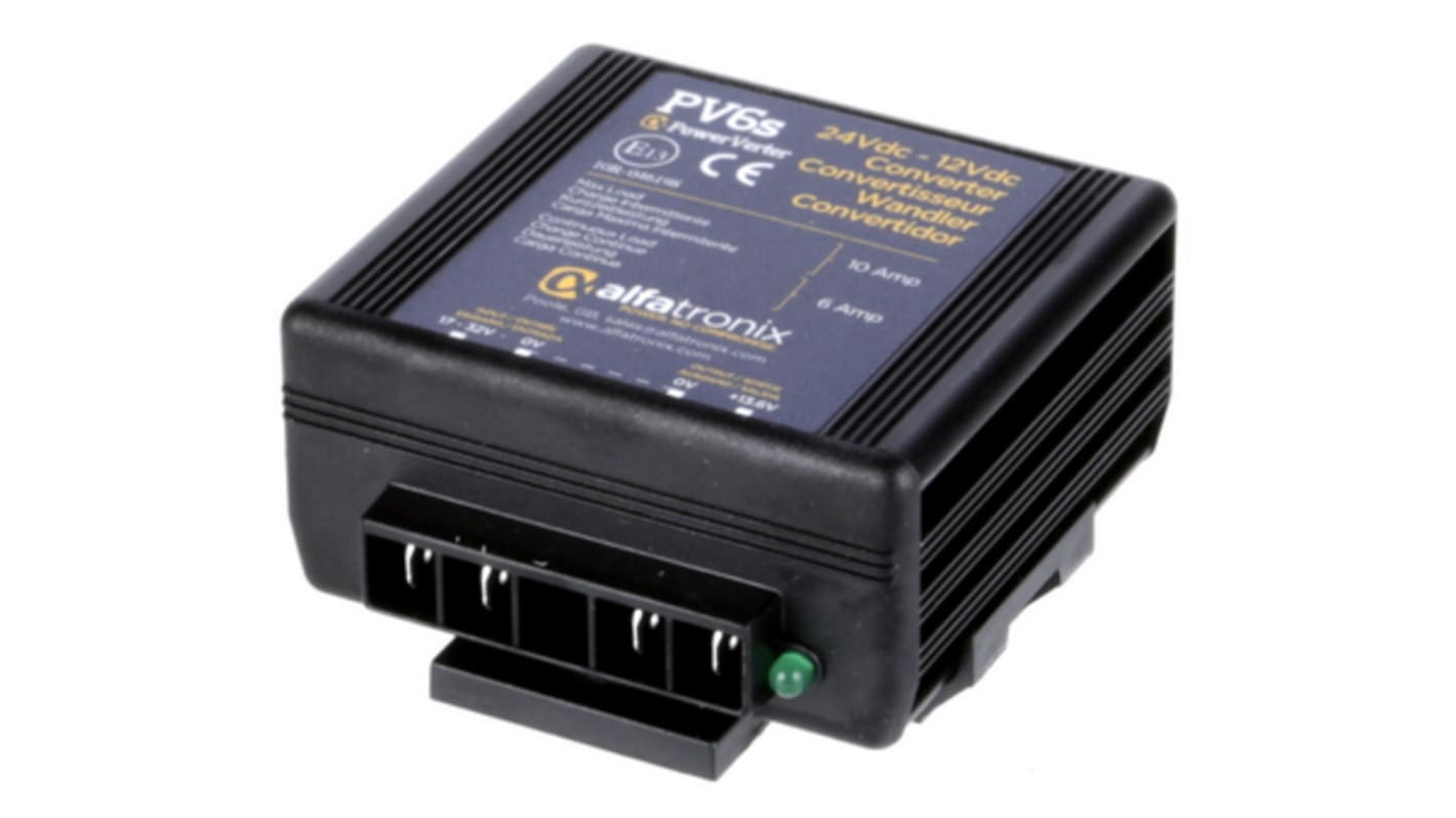 Convertidor dc-dc 72W, Salida 13.6V dc, 6A