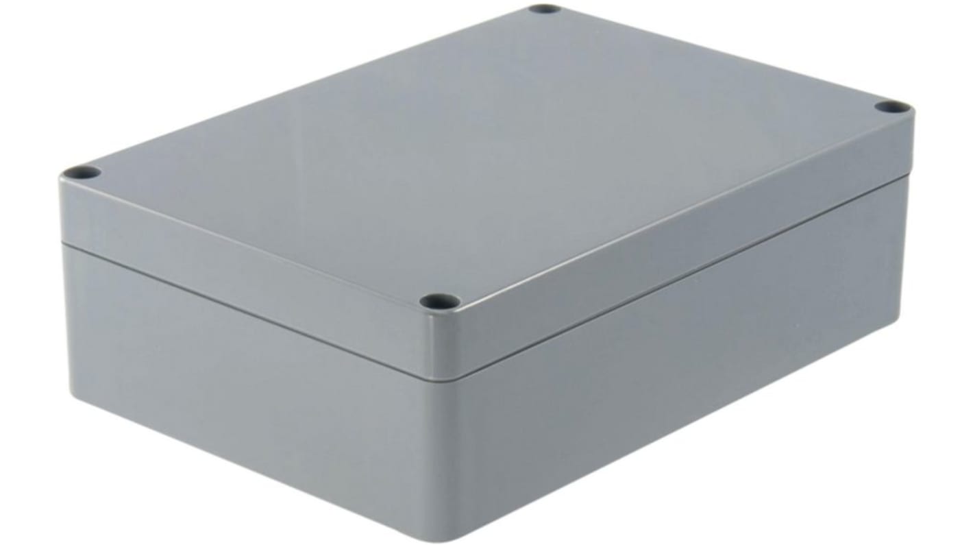 1-Avel RND Series Dark Grey ABS Enclosure, IP65, Dark Grey Lid, 171 x 121 x 55mm