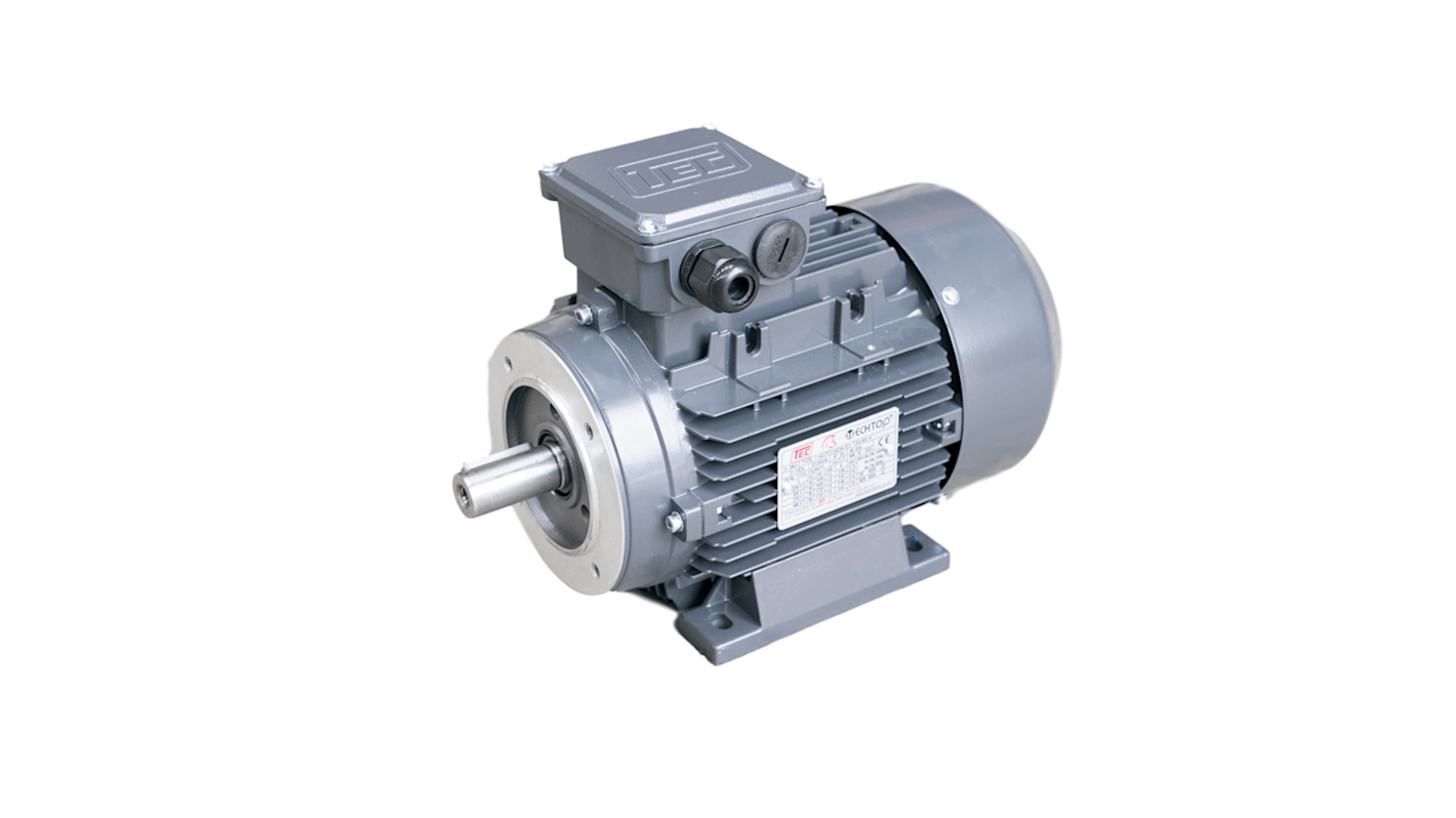 0.1823TECAB34IE2 TEC Motors T2A Clockwise AC Motor, 180 W, IE2, 3
