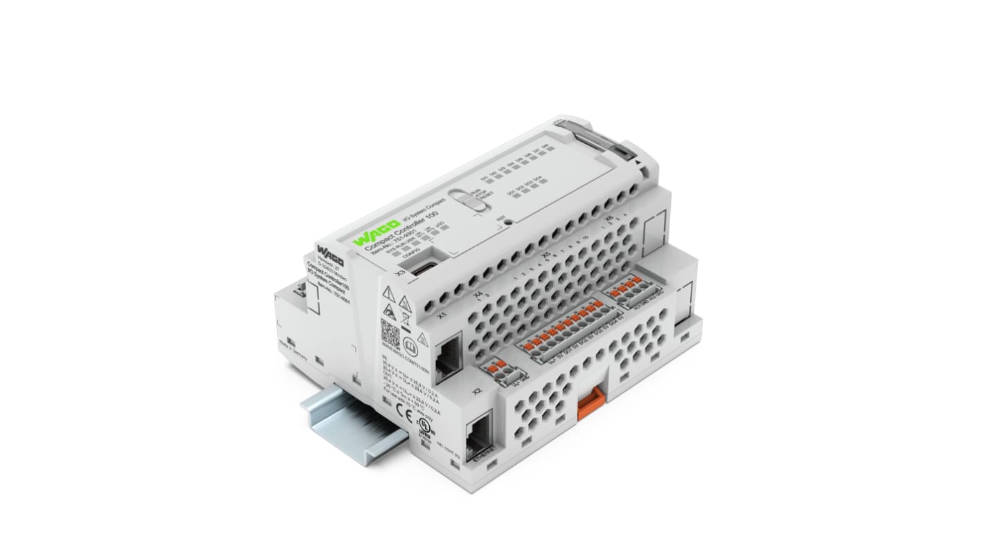 Wago Logic Controller for Use with Computer, 24 V dc Supply, Analogue, Digital Output, 8-Input, Analog Input