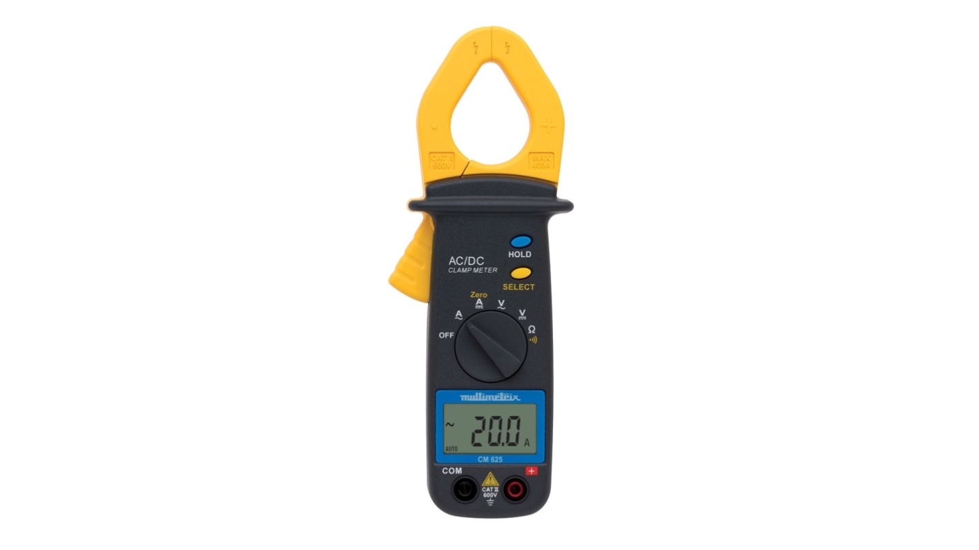 Chauvin Arnoux CM625 Clamp Meter, 400A dc, Max Current 400A ac With RS Calibration
