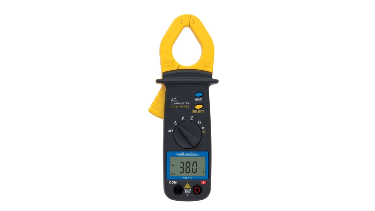 Chauvin Arnoux CM610 Clamp Meter, Max Current 600A ac With RS Calibration