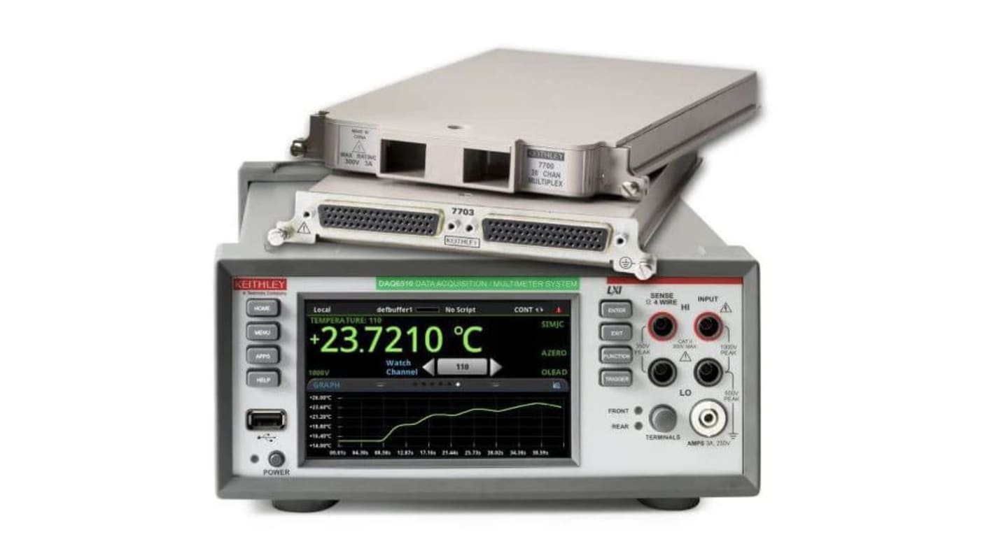 Acquisizione dati Keithley Pacchetto: DAQ6510 e 7700, Cert. ISO