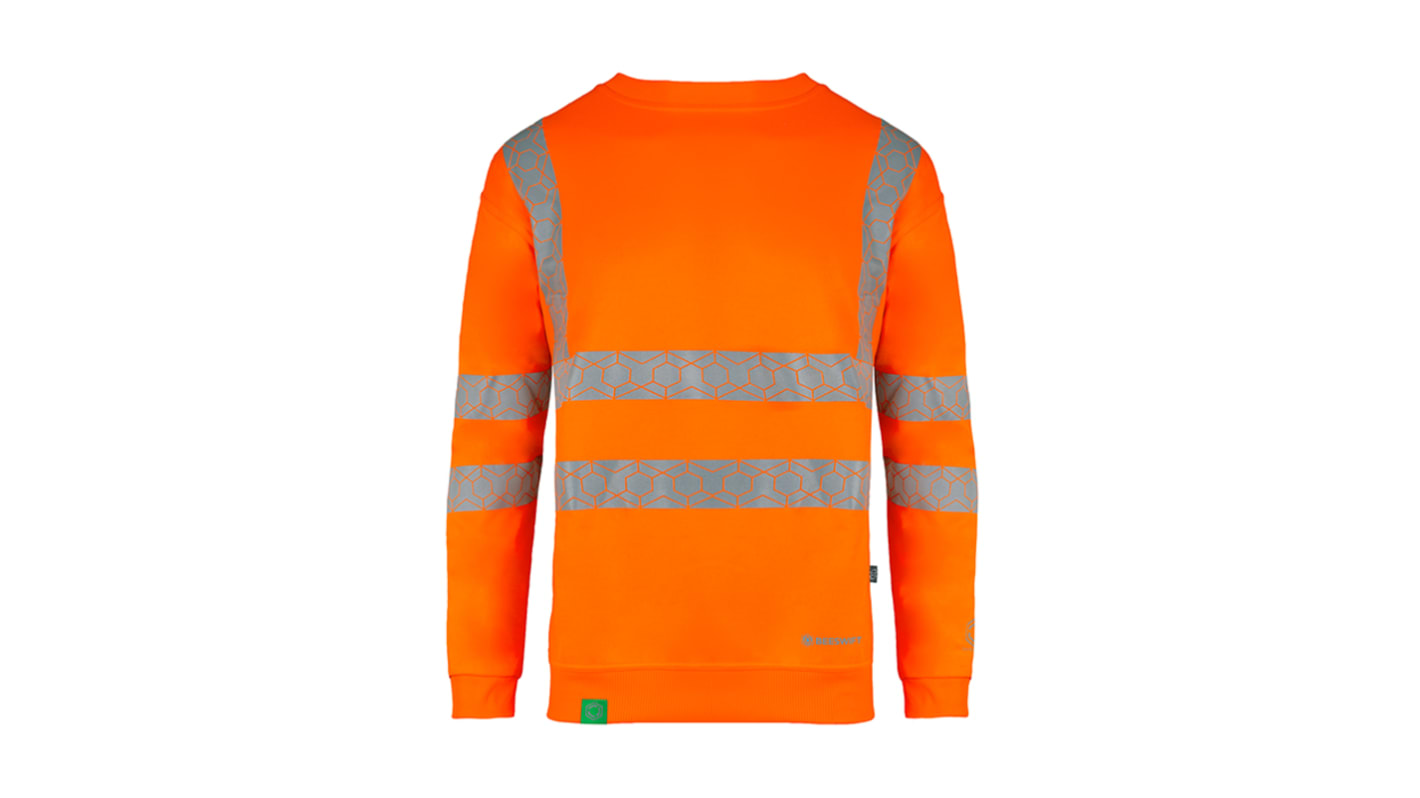 Sudadera de alta visibilidad Beeswift de color Naranja, talla 4XL