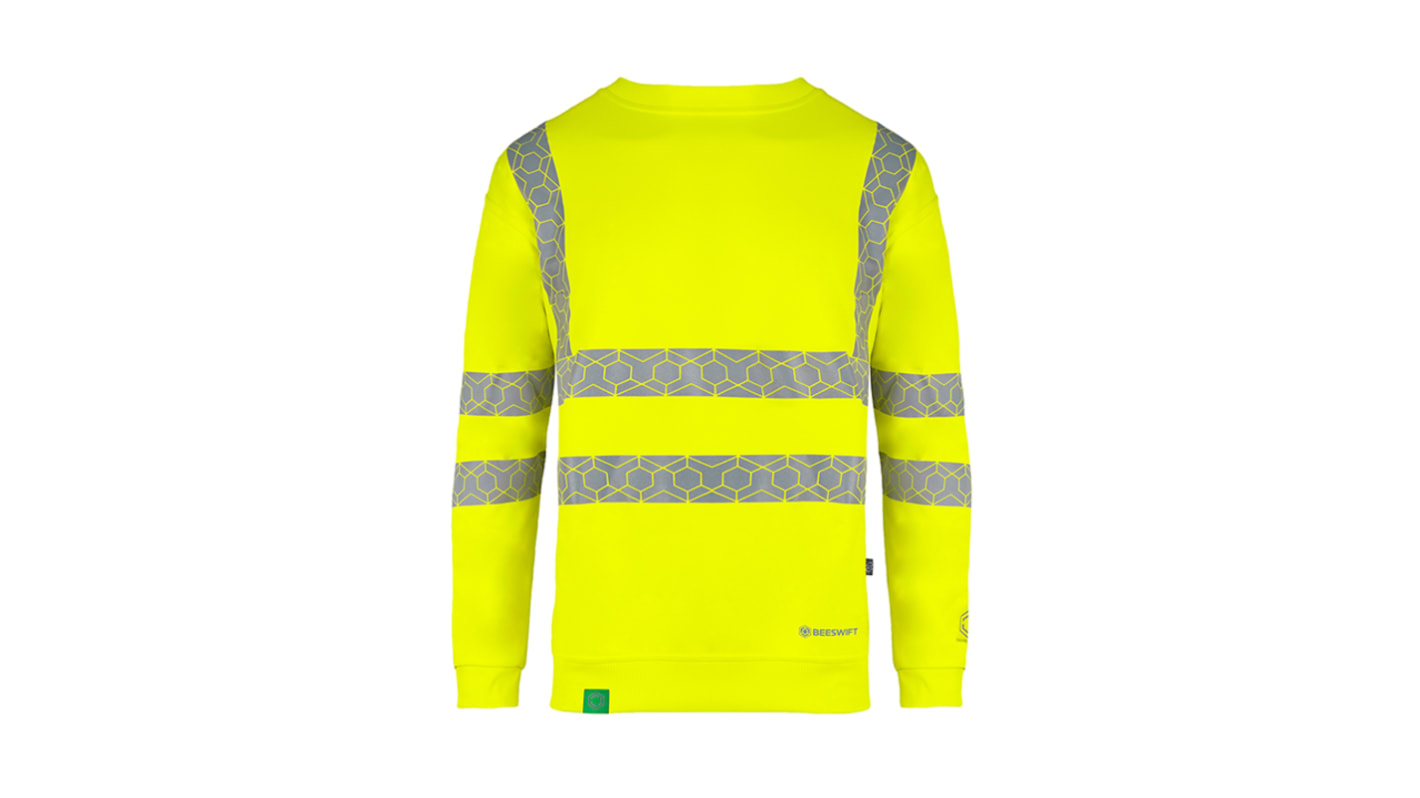 Beeswift Yellow Unisex Hi Vis Sweatshirt, XXXXL