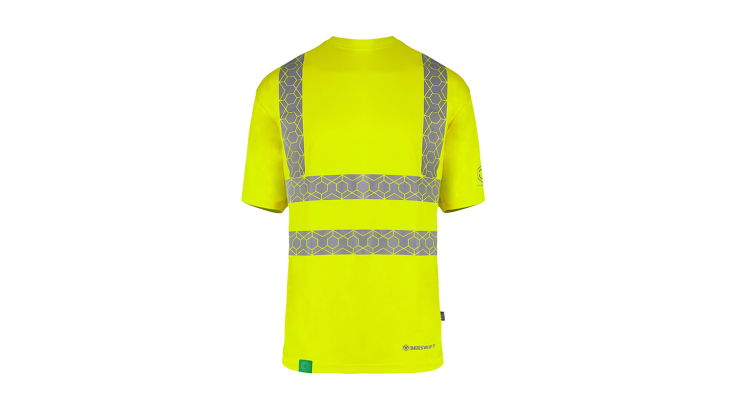 Beeswift Warnschutz T-Shirt Kurz Gelb Unisex Größe 5XL EWCTS