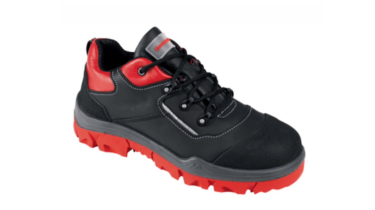 Honeywell Safety Force Unisex Black/Red Non Metallic Toe Capped Safety Shoes, UK 9, EU 43