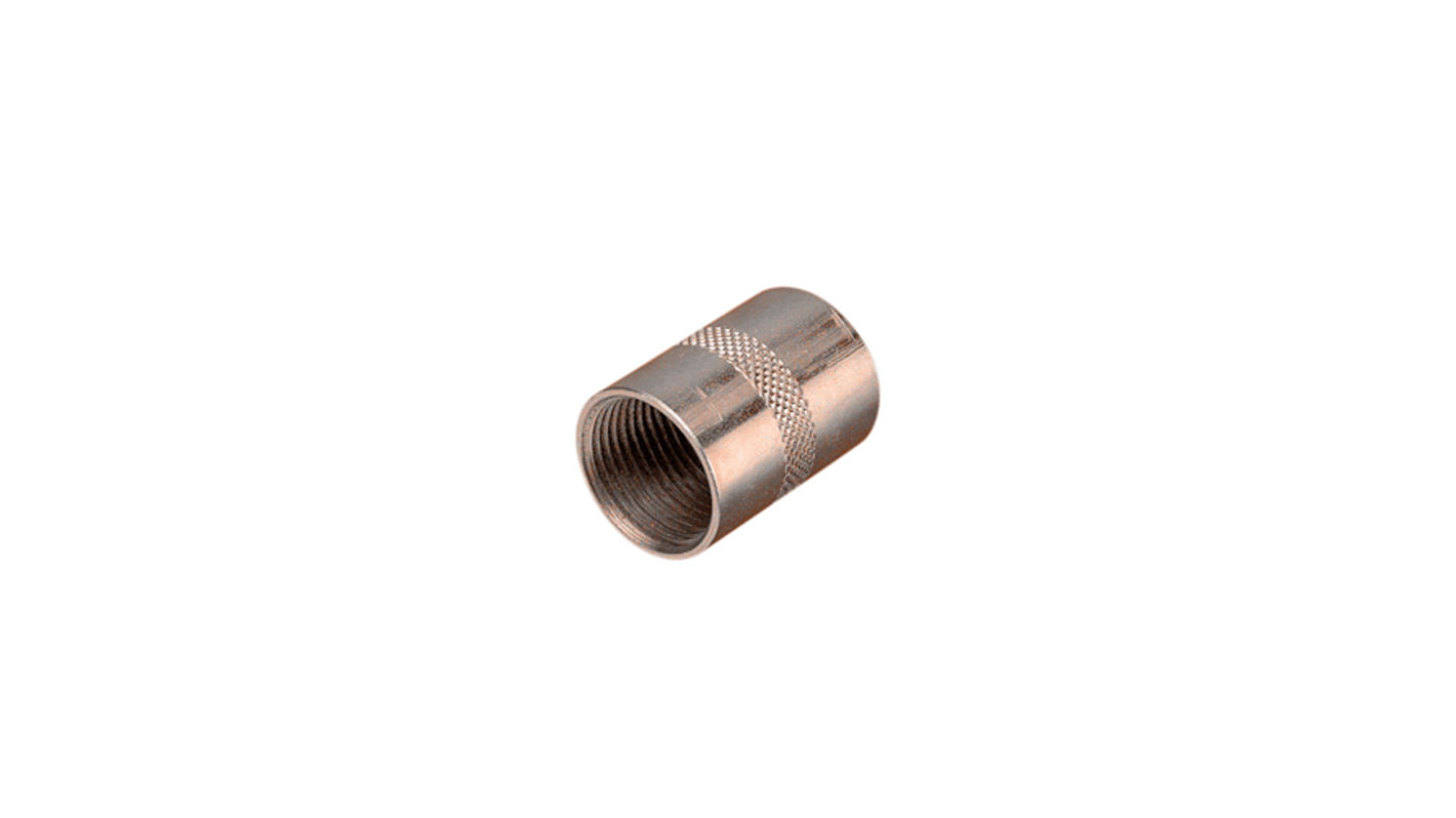 Clipsal Electrical Straight Coupler, Conduit Fitting, 25mm Nominal Size, 25mm, Steel, Steel