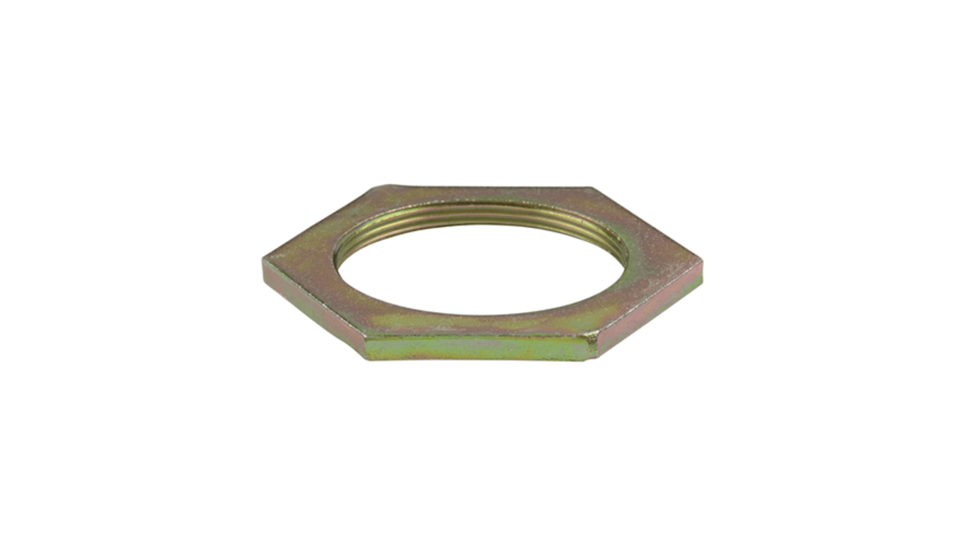 Clipsal Electrical Locknut, Conduit Fitting, 50mm Nominal Size, 50mm, Steel, Steel