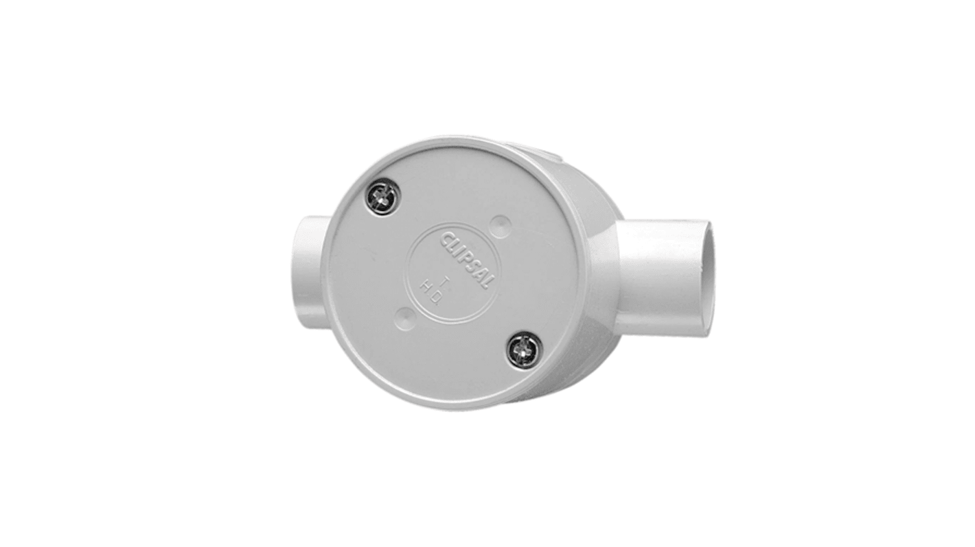 Clipsal Electrical Series 240D Series Grey PVC Junction Box