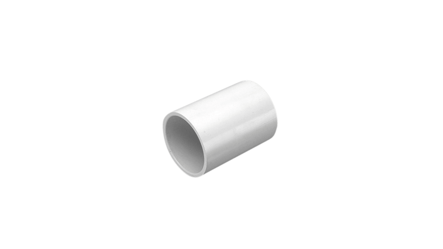 Clipsal Electrical Straight Coupler, Conduit Fitting, 40mm Nominal Size, 40mm, PVC, Grey