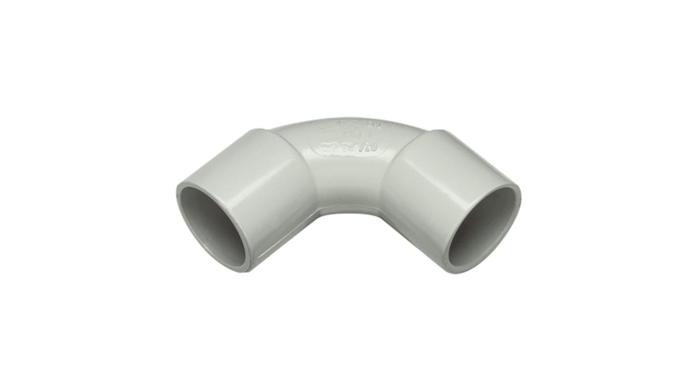 Clipsal Electrical, Conduit Fitting, 20mm Nominal Size, 16mm, PVC, Grey