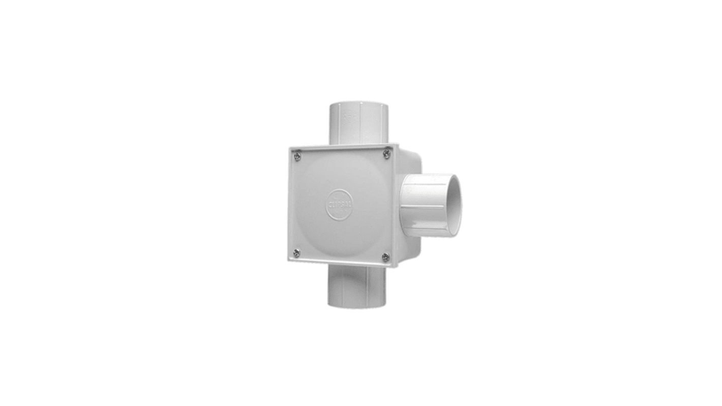 Clipsal Electrical Series 252 Series Grey PVC Junction Box