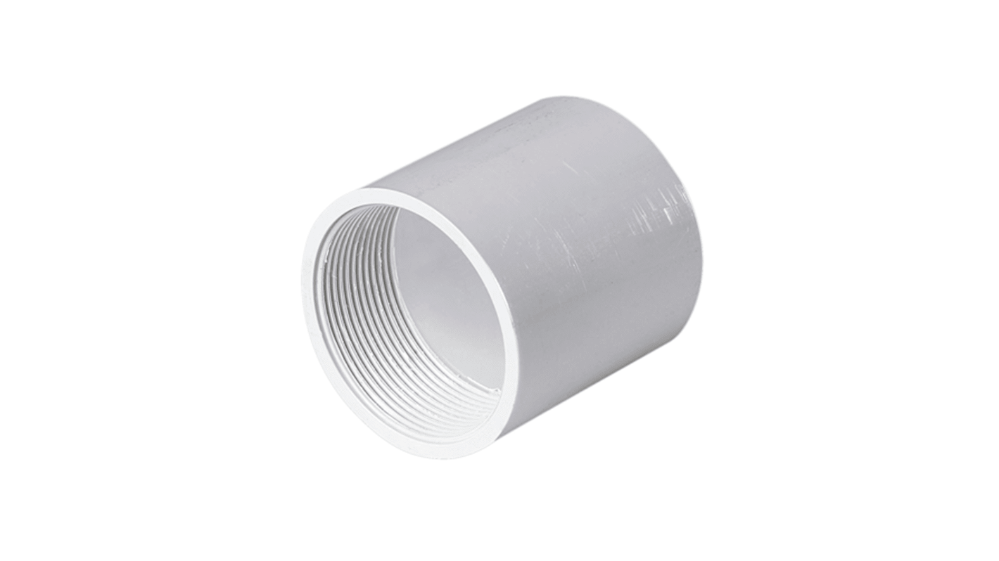 Clipsal Electrical Adapter, Conduit Fitting, 40mm Nominal Size, 40mm, PVC, Grey