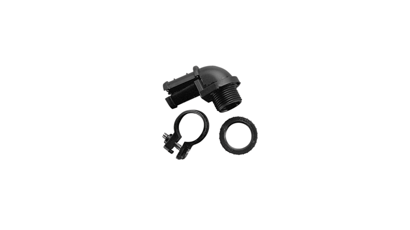 Clipsal Electrical Reducer, Conduit Fitting, 20 → 16mm Nominal Size, 20mm, Plastic, Black