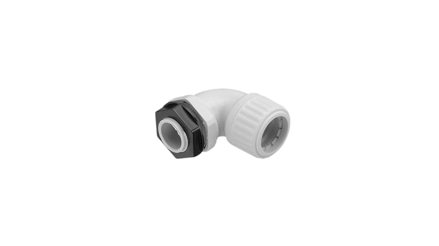 Clipsal Electrical, Conduit Fitting, 25mm Nominal Size, M25mm, PVC, Grey