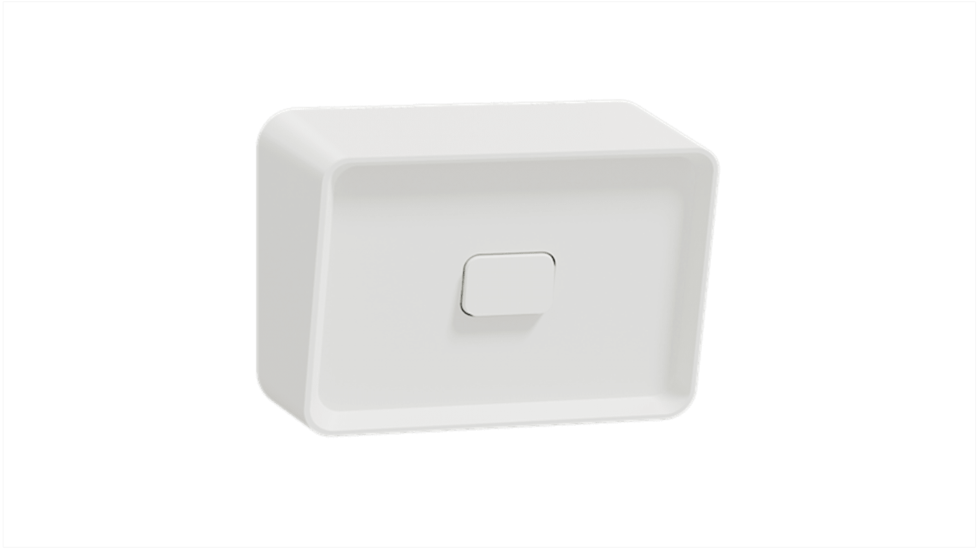 Clipsal Electrical White Rocker Switch, 1/2-Way Way, 1 Gang, Iconic