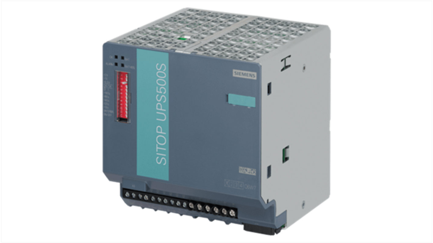 Siemens 24V dc Input DIN Rail Mount Uninterruptible Power Supply (5W), SITOP UPS500S