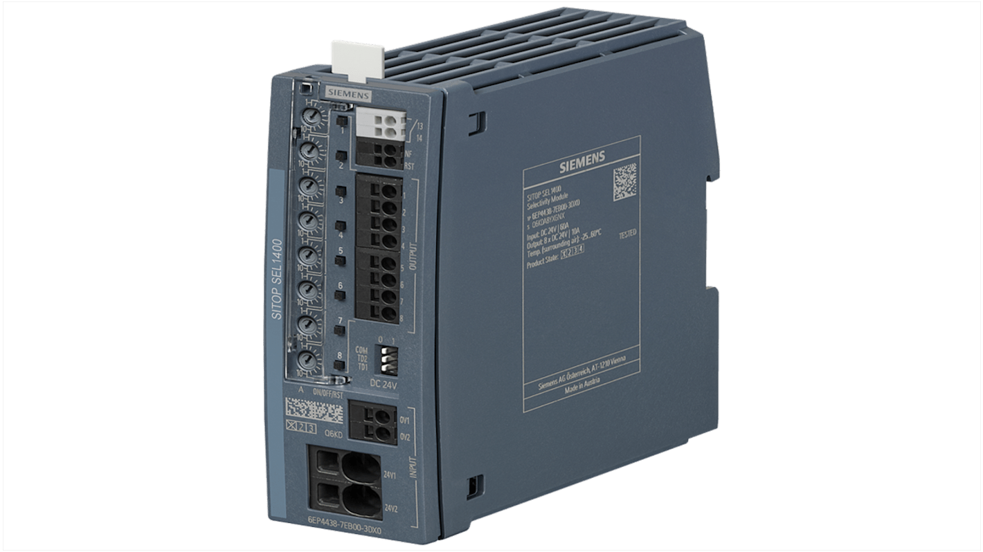 Siemens Selectivity Module, for use with Power Supply, 6EP4438 Series