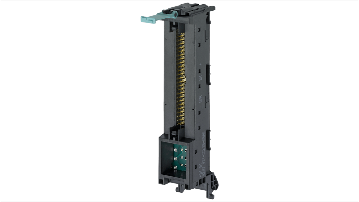 Conector frontal Siemens 6ES7921, 24 V, para usar con Módulos de E/S analógicas