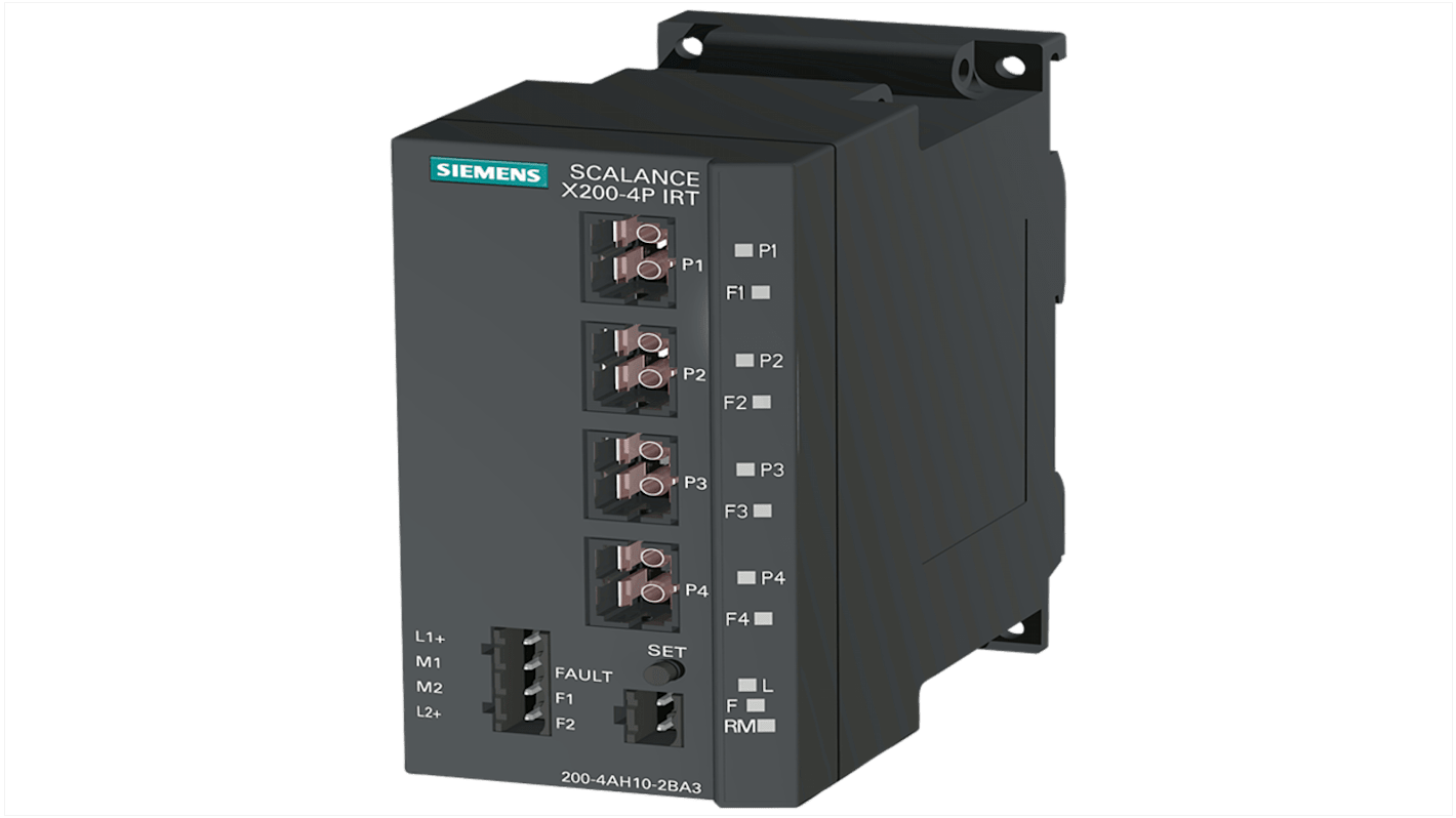 Ethernetový přepínač montáž na lištu din, nástěnná 10 Mbit/s, 100 Mbit/s Siemens