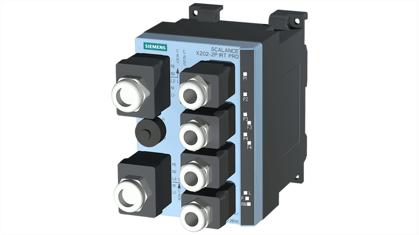 Ethernetový přepínač 2 RJ45 portů montáž na lištu din, nástěnná 10 Mbit/s, 100 Mbit/s Siemens