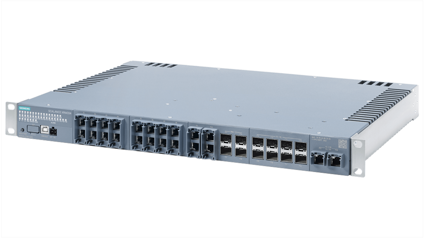 Siemens Ethernet kapcsoló 22 db RJ45 port, rögzítés: DIN-sín, fal, 10 → 10000Mbit/s