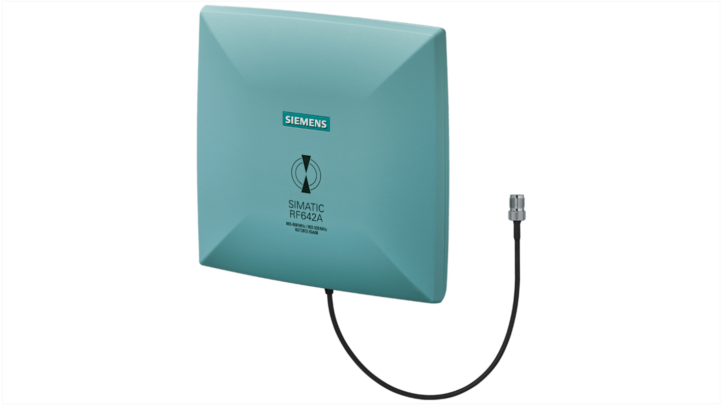 Siemens RFID antenna Panelre szerelhető 6GT2812-1GA08 Négyzetes TNC Apa 6dB UHF RFID