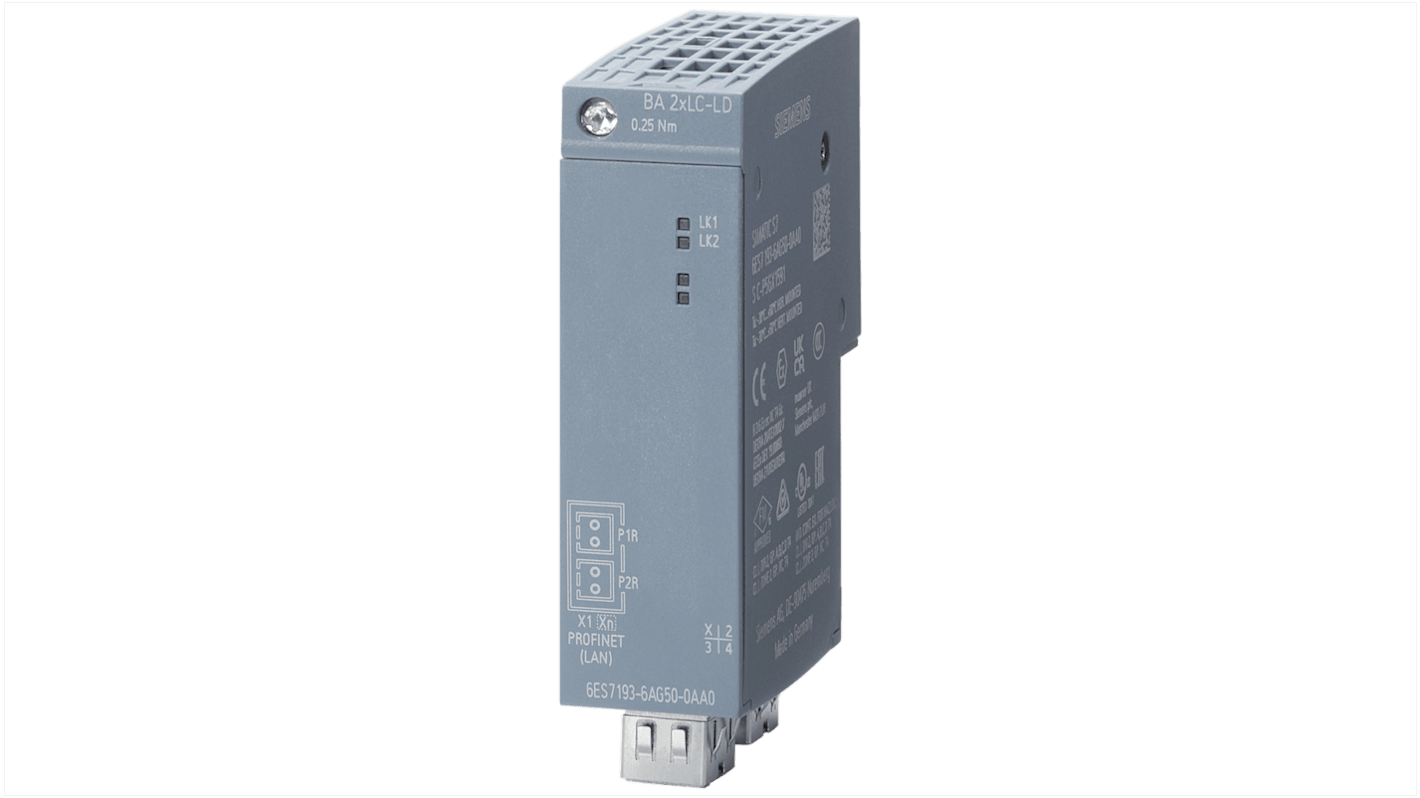 Adaptador Siemens 6ES7193, para usar con Cable de fibra óptica monomodo, 2 entradas