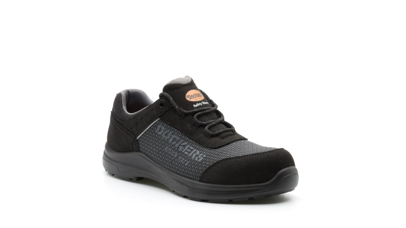 Zapatos de seguridad Unisex Dockers by Gerli de color Negro, talla 42, S3 SRC