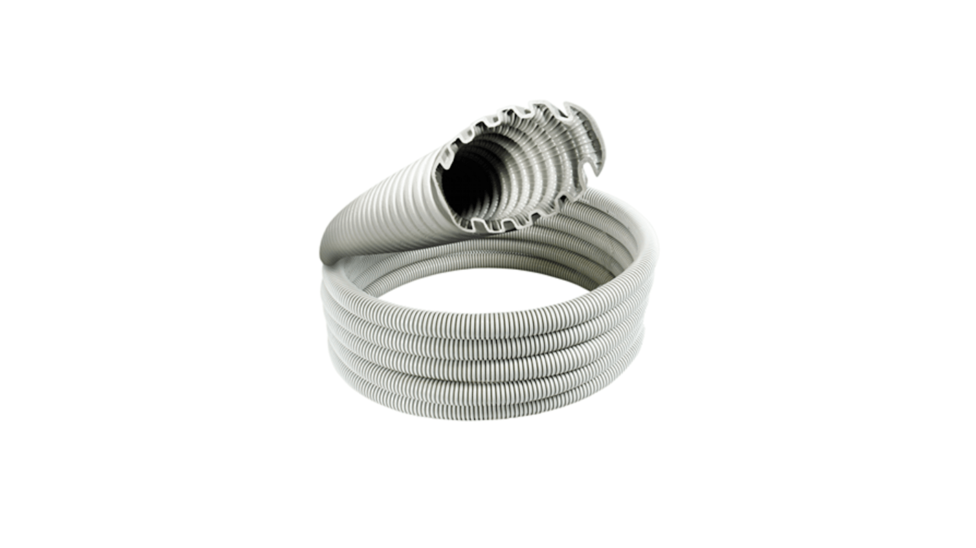 Clipsal Electrical Corrugated Conduit, Conduit Fitting, 20mm Nominal Size, 20mm, PVC, Grey