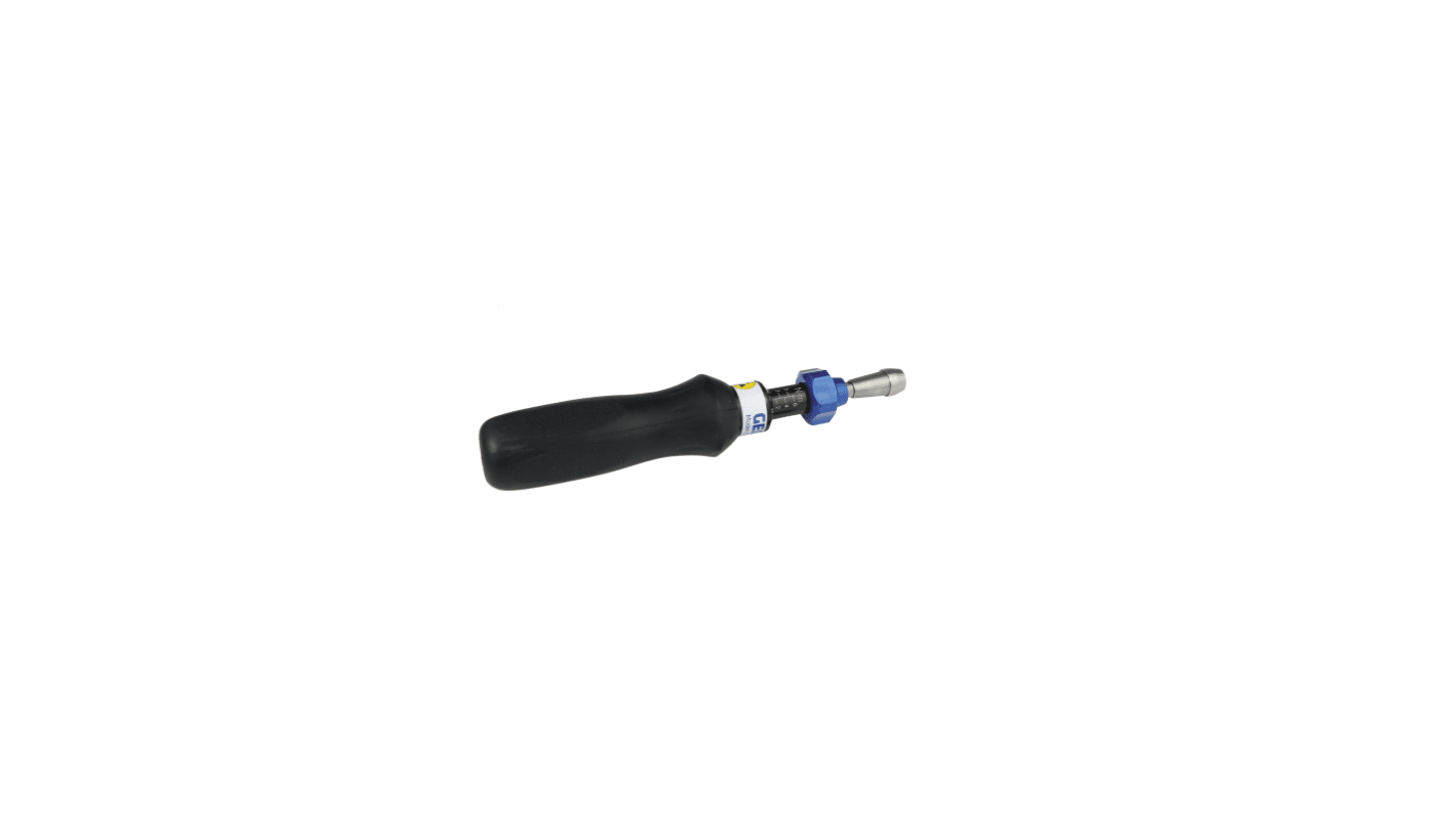 Gedore Adjustable Hex Torque Screwdriver, 10 → 50lb/in, 1/4 in Drive, ESD Safe, ±6 % Accuracy