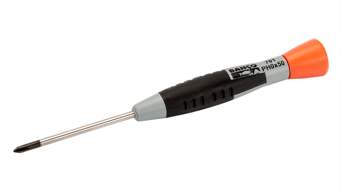 Bahco Phillips  Screwdriver, PH1 Tip, 75 mm Blade, 162 mm Overall