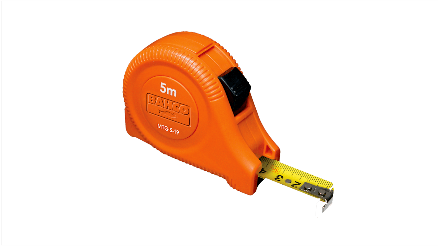 Bahco MTG 5m Tape Measure, Metric & Imperial