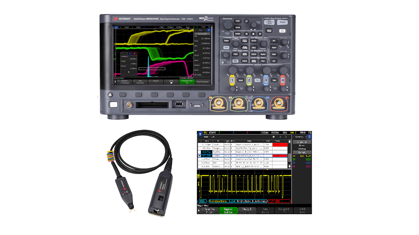 Keysight Technologies DSO3054GAUT para usar con InfiniiVision 3000G Serie X