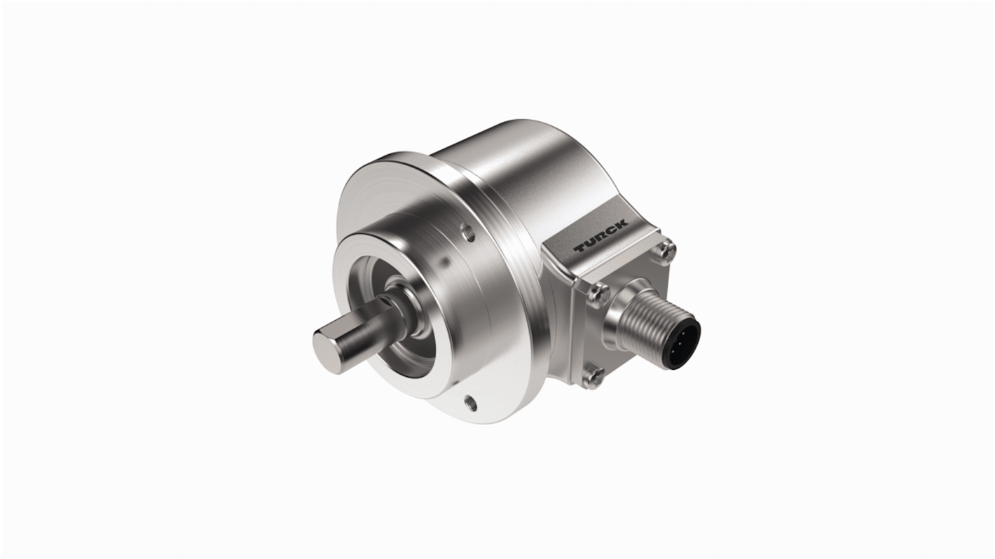 Turck REI-E Series Incremental Incremental Encoder, 5000ppr ppr, HTL Signal, Solid Type, 10mm Shaft