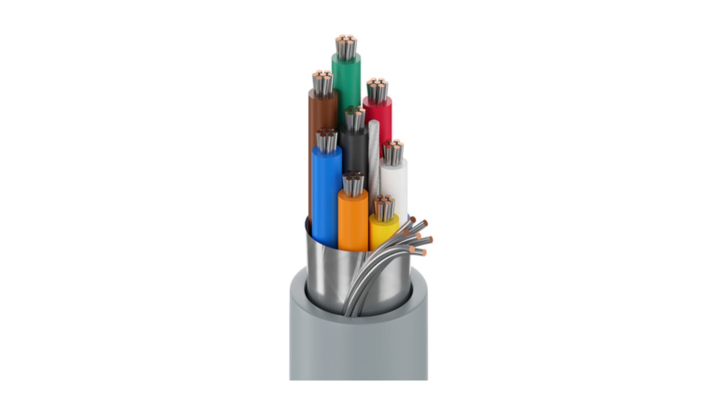 Belden Cat5e Unterminated to Unterminated Cat5e Cable, Foil, Chrome PVC Sheath, 152m, Fire Resistant