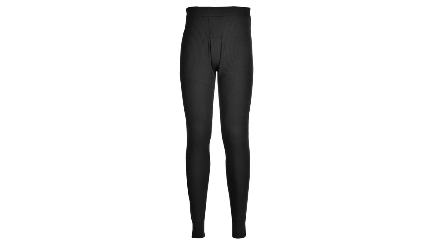 Portwest Navy Cotton, Polyester Thermal Long Johns, L